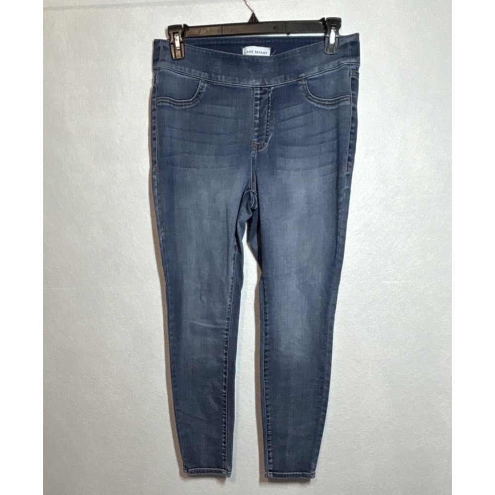 Lane Bryant Blue Ankle Leggings Women's Plus Size 12 Solid Medium Wash